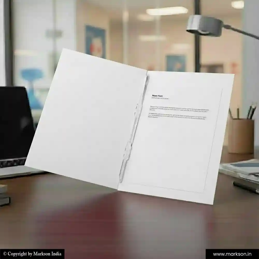 Plain Premium File Folders with Clip Wholesalers Near Me Markson India