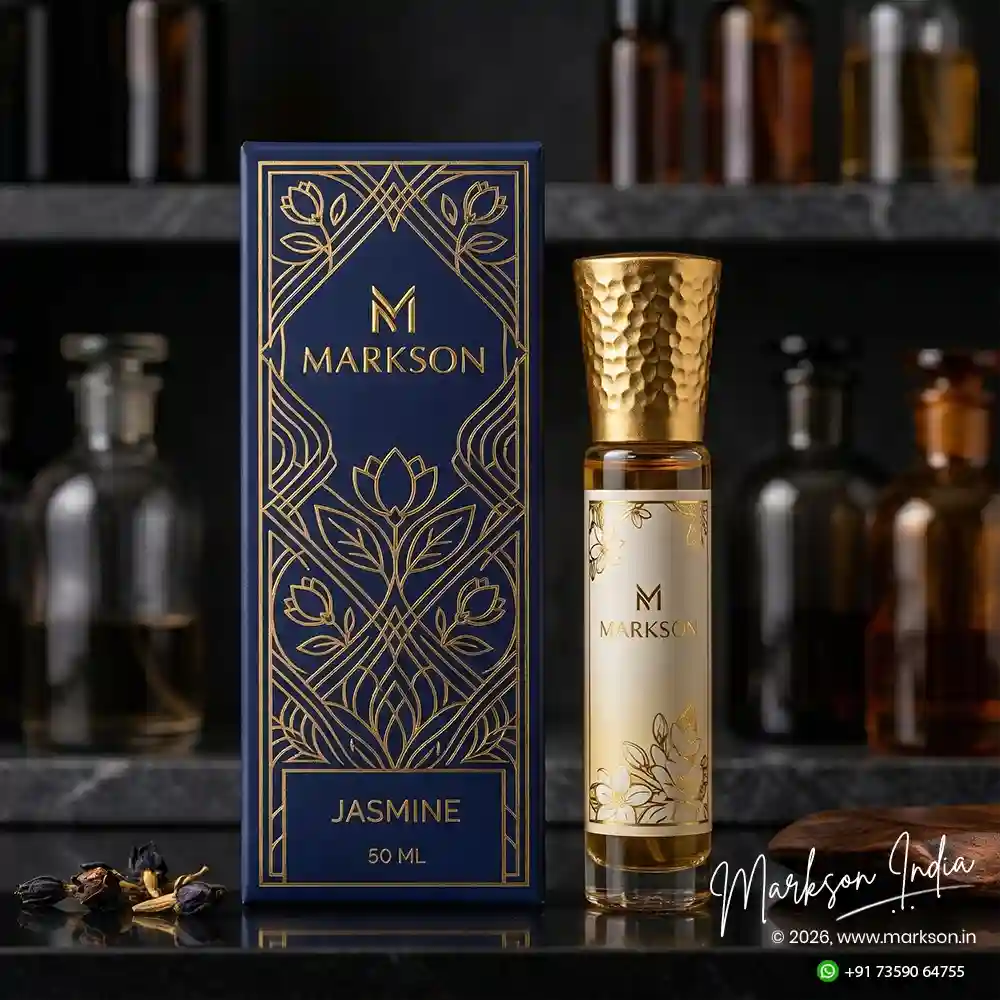 Top 50ML Premium Attar Boxes Matte Foiling Embossed Export Near Me Markson India
