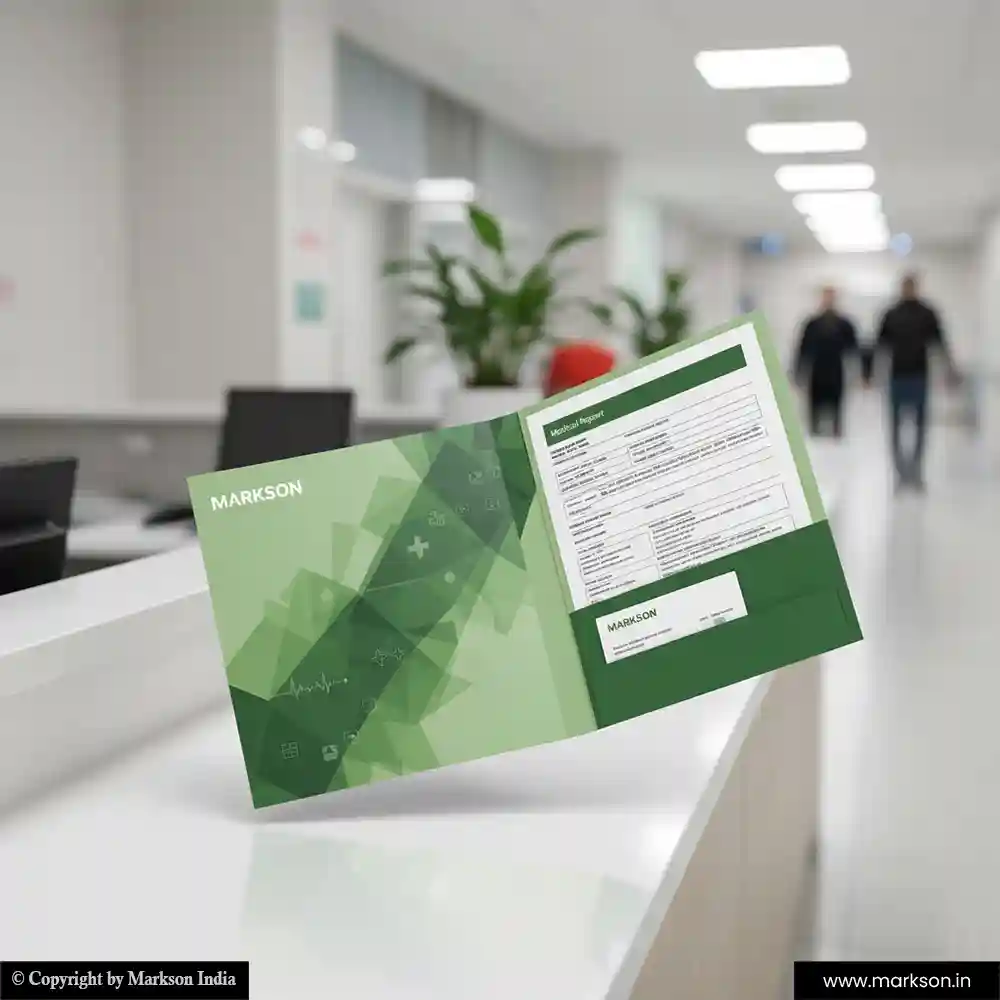 Top Corporate File Folders with Single Pocket Online Printing Services Markson India