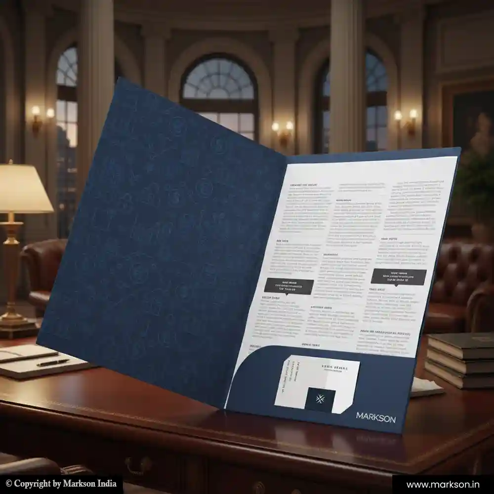 Top Document File Folders with Single Pocket Online Printing Services Markson India