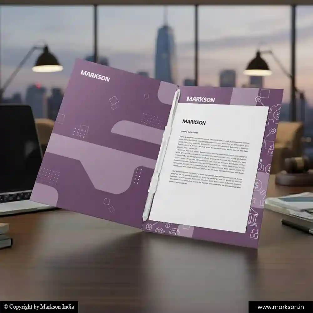 Top Office File Folders with Clip Online Printing Services Markson India