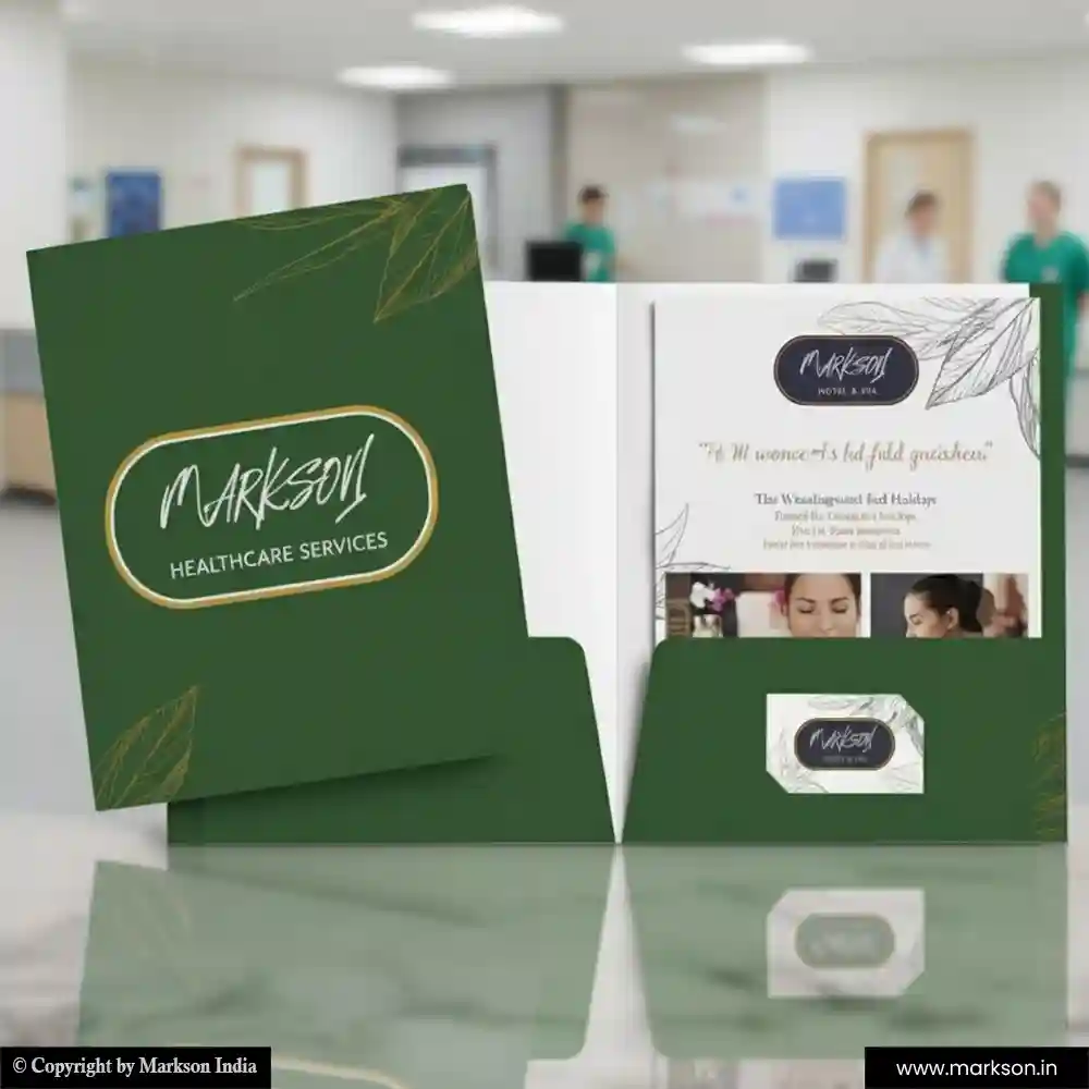 Top Paper File Folders with Double Pocket Online Printing Services Markson India