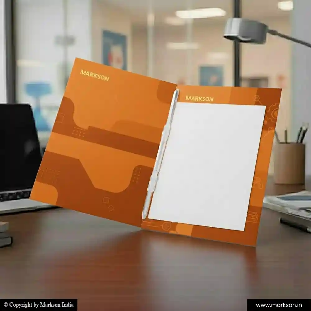 Top Premium File Folders with Clip Online Printing Services Markson India