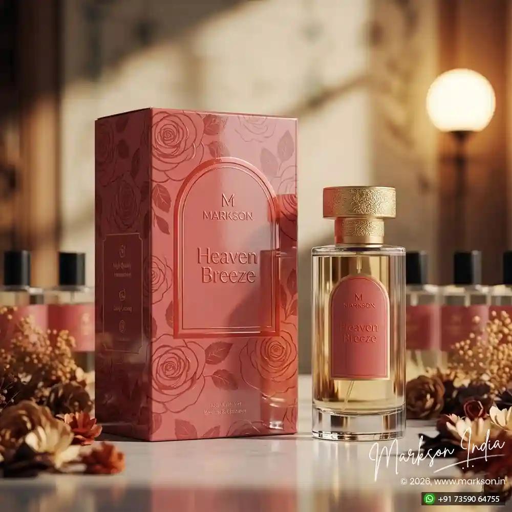 Unique 100ML Premium Perfume Boxes Gloss UV Emboss Latest Price Markson India