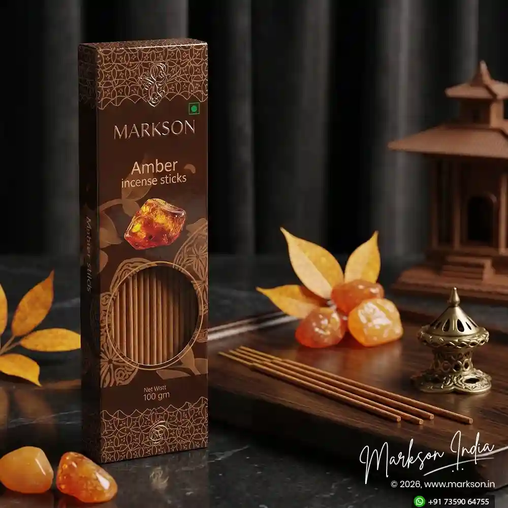 Unique 100g Standard Window Incense Stick Boxes Gloss UV Emboss Latest Price Markson India
