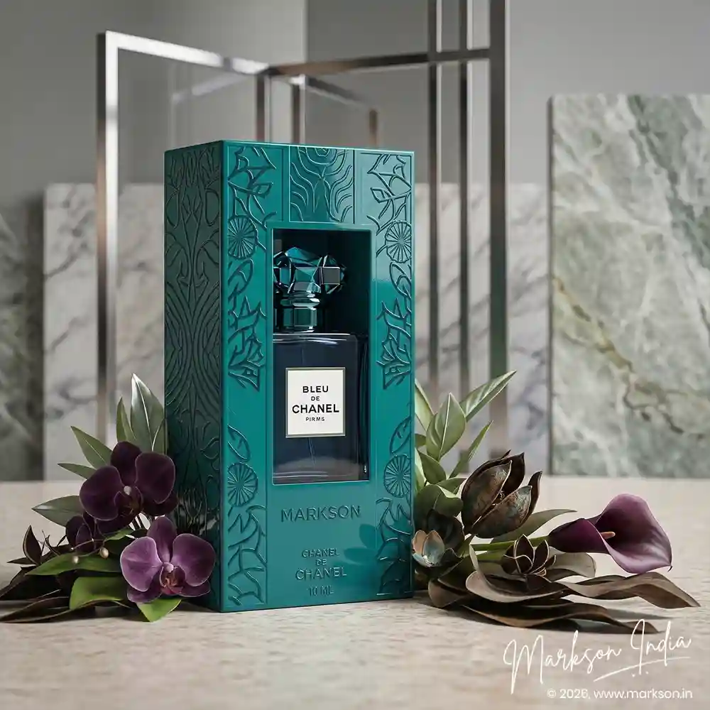 Unique 10ML Premium Window Perfume Boxes Gloss UV Emboss Latest Price Markson India