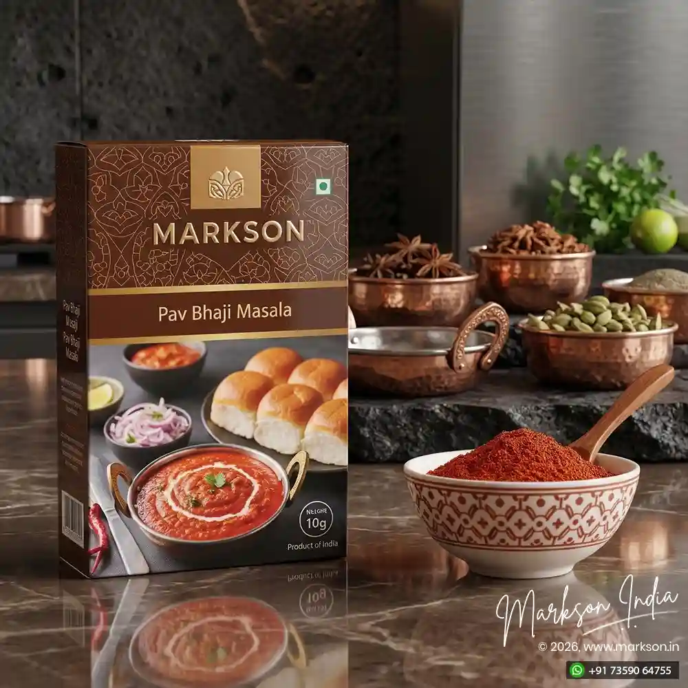Unique 10g Standard Spices Boxes Gloss UV Emboss Latest Price Markson India