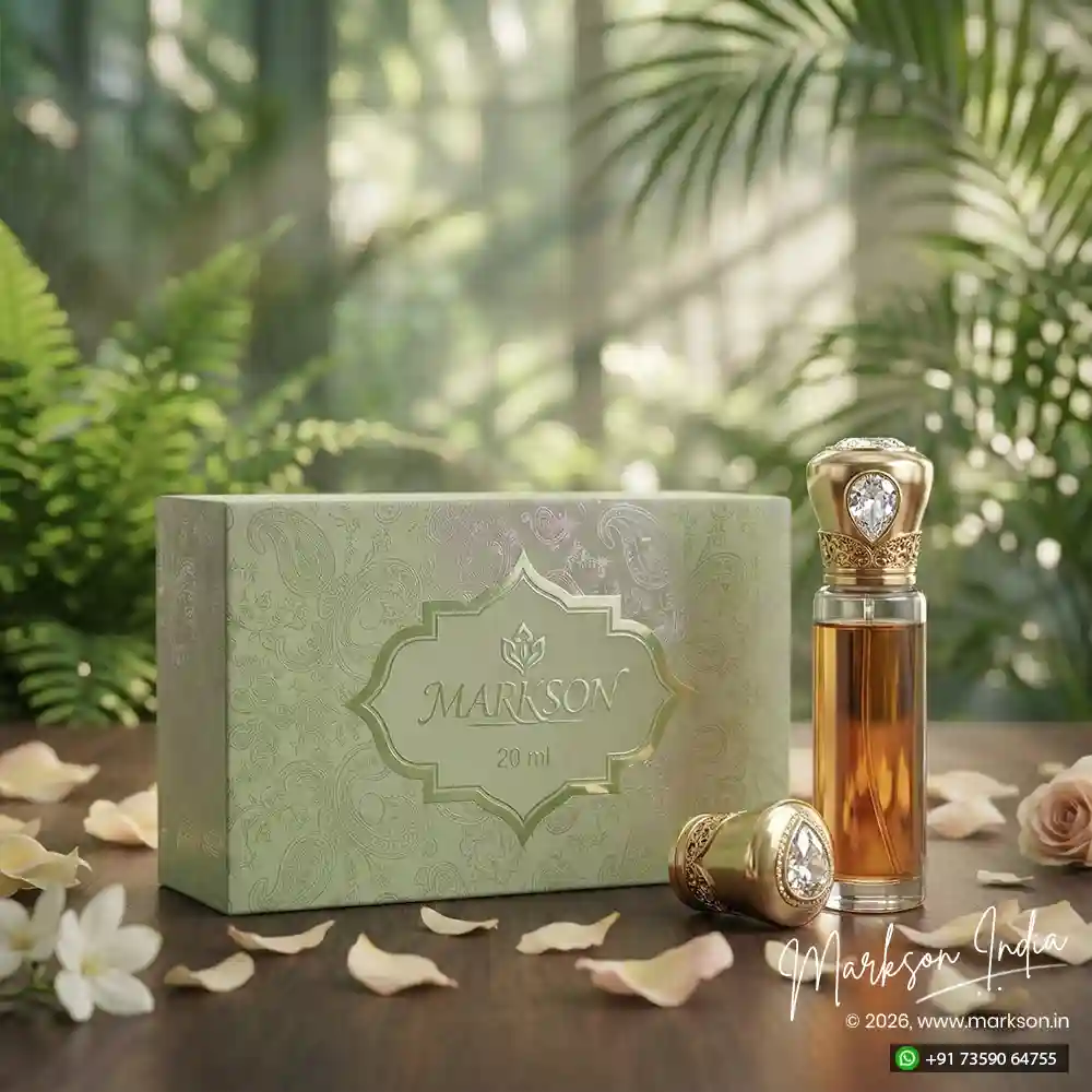 Unique 20ML Cardboard Combo Attar Boxes Drip UV Latest Price Markson India