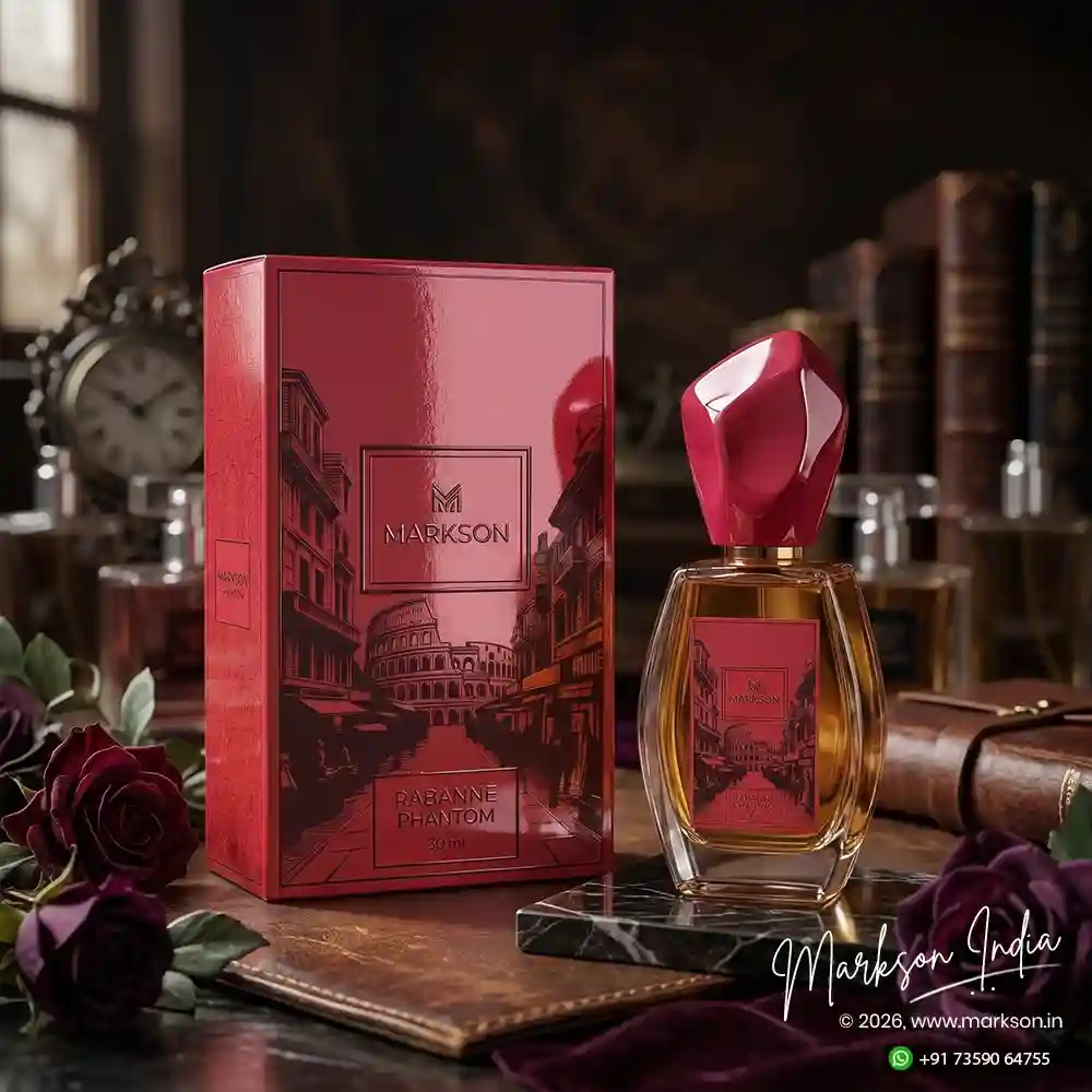 Unique 30ML Premium Perfume Boxes Gloss UV Emboss Latest Price Markson India