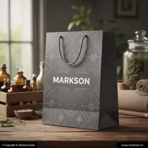 Best A5 Paper Bags with Cotton Rope Handle Printing Services Markson India