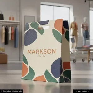 Best A5 Paper Bags with Die Cut Handle Printing Services Markson India