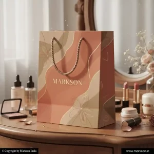 Best Cosmetic Paper Bags with Rope Handle Printing Services Markson India