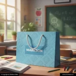 Custom Paper Bags With Cotton Rope Handle 1 Best Custom Paper Bags With Cotton Rope Handle Printing Services Markson India