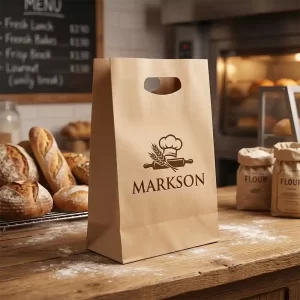 Best Eco Friendly Paper Bags with Die Cut Handle Printing Services Markson India