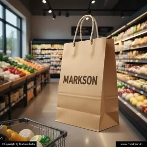 Best Eco Friendly Paper Bags with Twisted PP Handle Printing Services Markson India