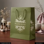 Best Gift Paper Bags With Rope Handle Printing Services Markson India