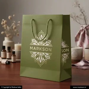 Best Gift Paper Bags with Rope Handle Printing Services Markson India