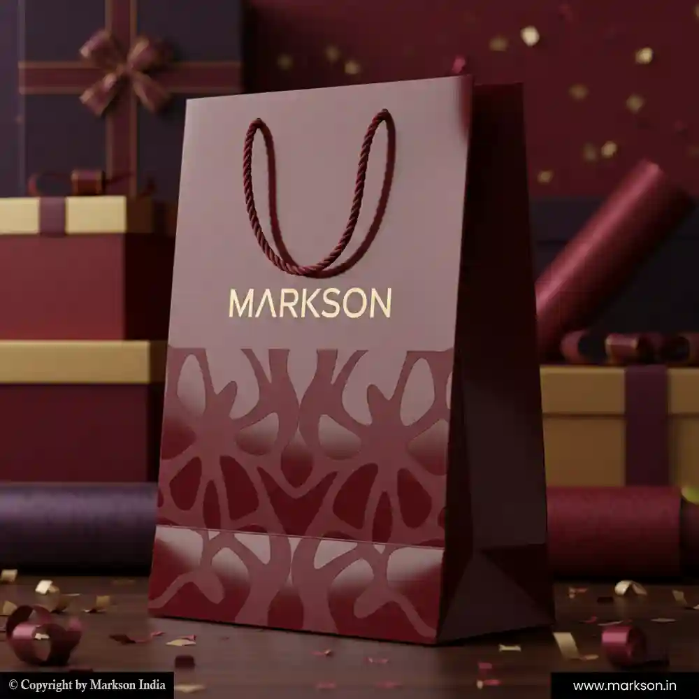 Best Laminated Paper Bags with Rope Handle Printing Services Markson India