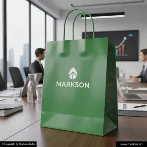 Best Laminated Paper Bags with Twisted PP Handle Printing Services Markson India