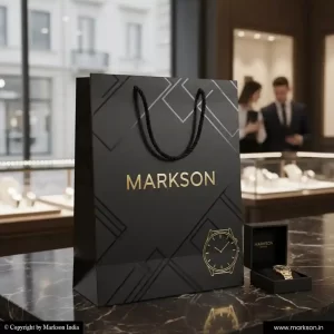 Best Multicolour Paper Bags With Rope Handle Printing Services Markson India