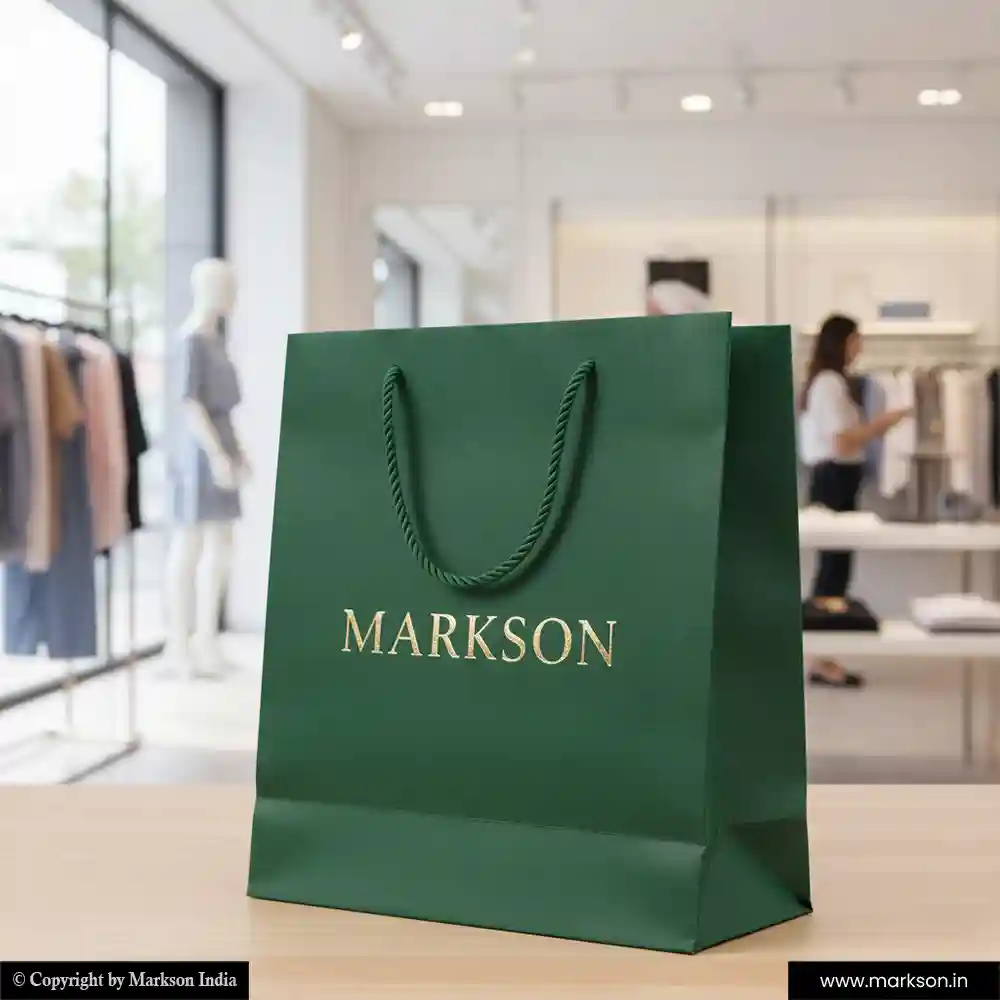 Best Plain Paper Bags With Rope Handle Printing Services Markson India