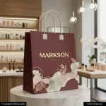 Best Premium Design Paper Bags With Twisted Pp Handle Printing Services Markson India