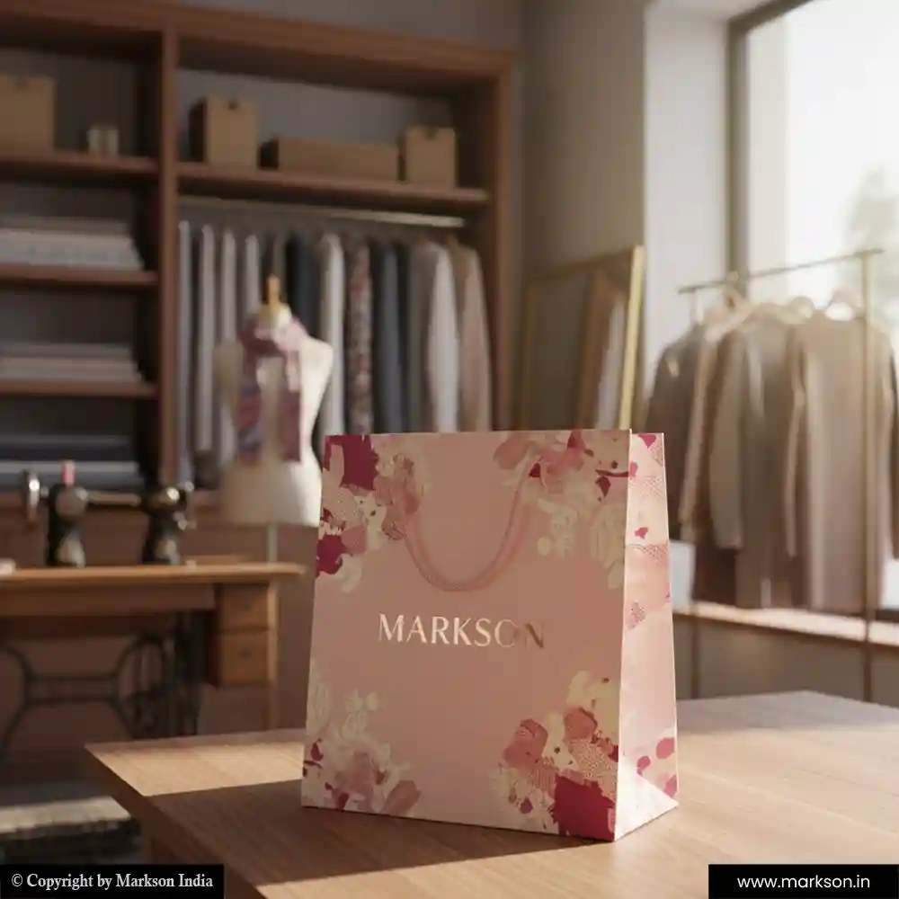 Best Printed Cotton Rope Paper Bags Printing Services Markson India