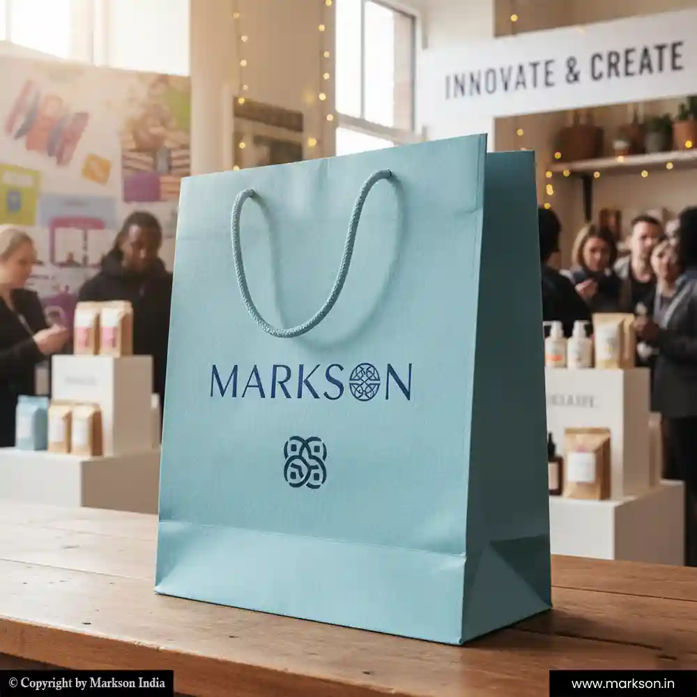 Best Promotional Cotton Rope Paper Bags Printing Services Markson India