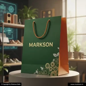 Best Shopping Paper Bags with Rope Handle Printing Services Markson India