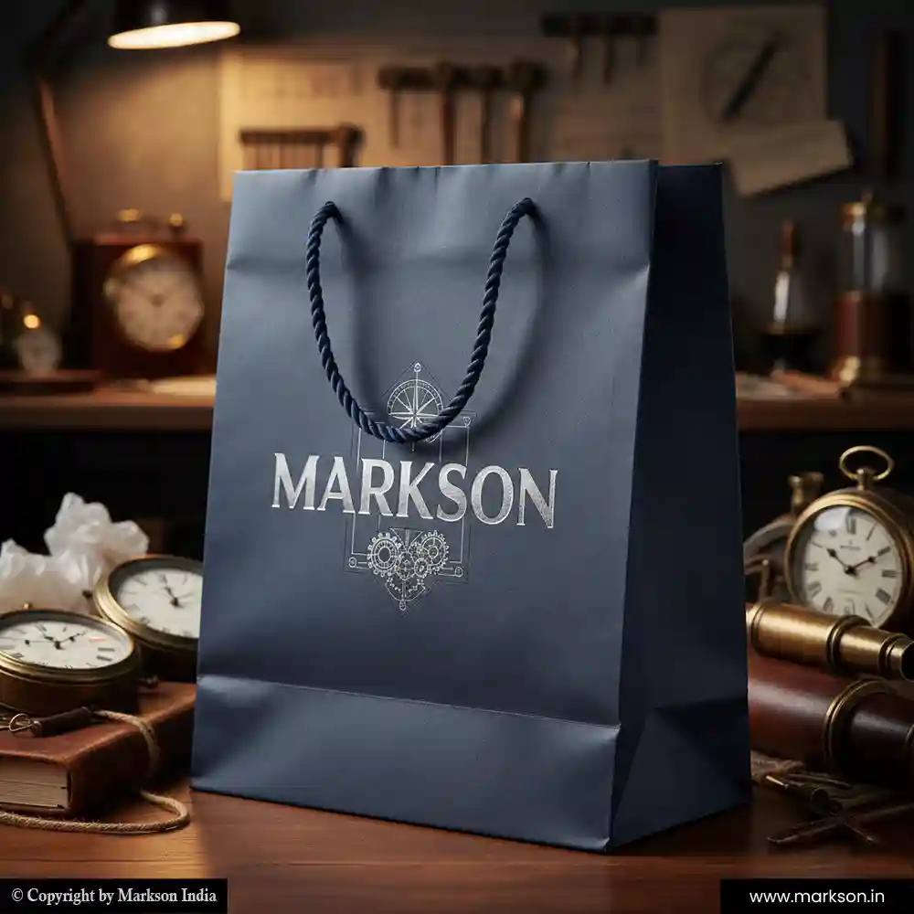 Best Standard Paper Bags with Rope Handle Printing Services Markson India