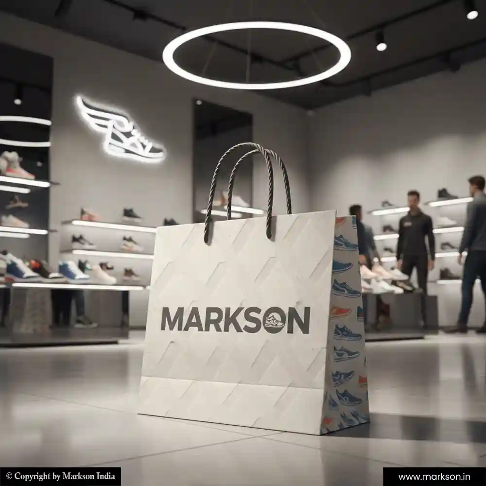 Buy A3 Paper Bags with Twisted PP Handle Designing Near Me Markson India