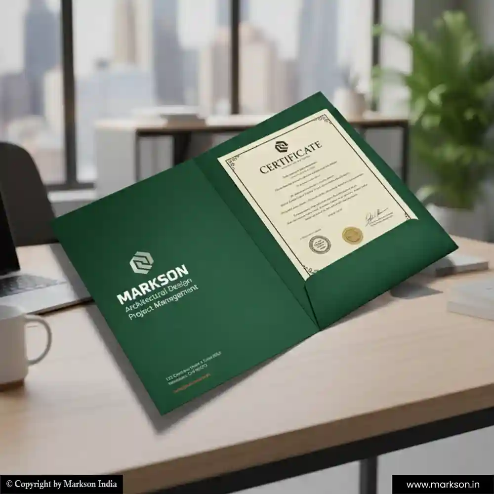 Buy Certificate File Folders with Two Flap Best Price Markson India