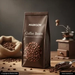 Buy Coffee Beans Gusset Pouches Wholesale Near Me Markson India
