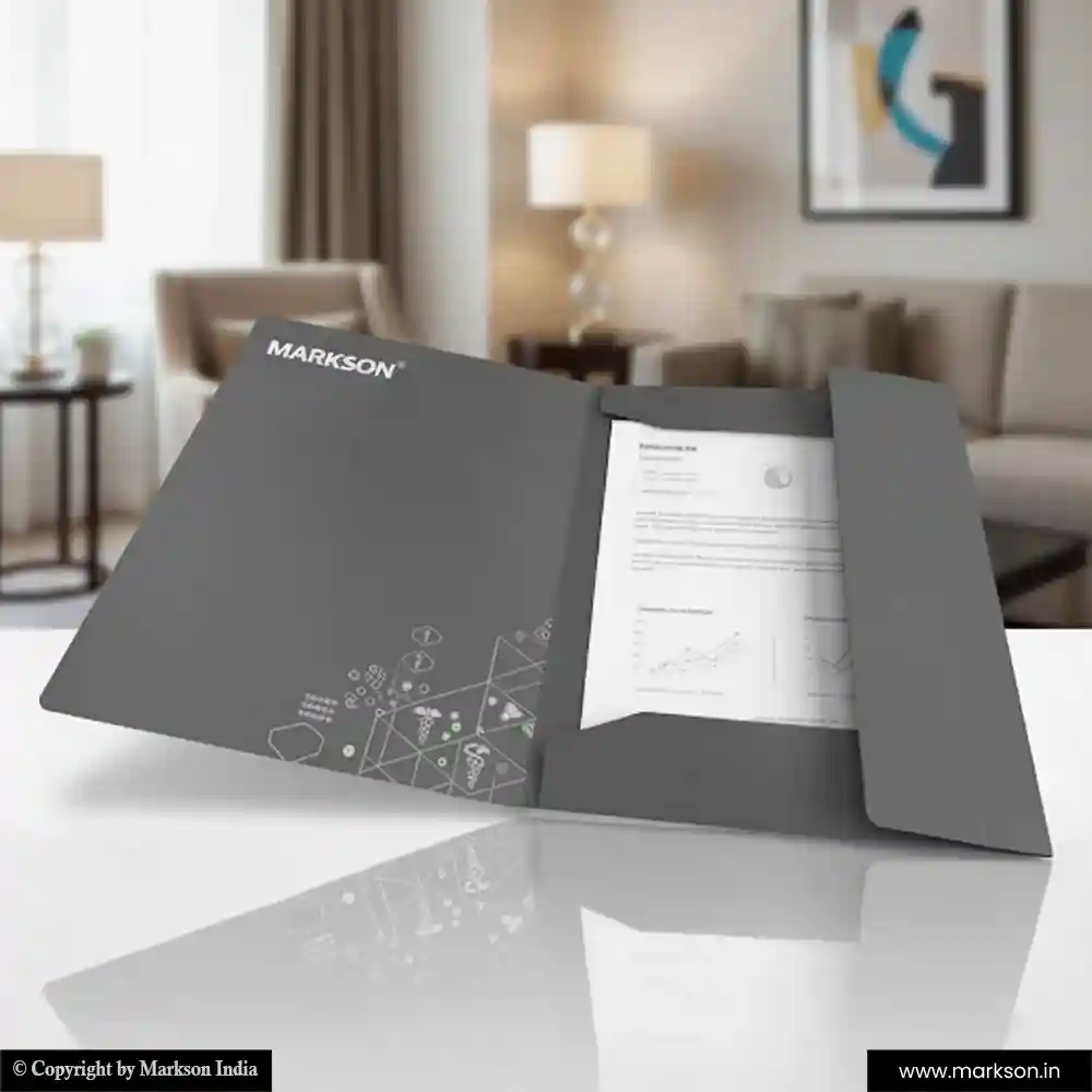 Buy Document File Folders with Three Flap Best Price Markson India