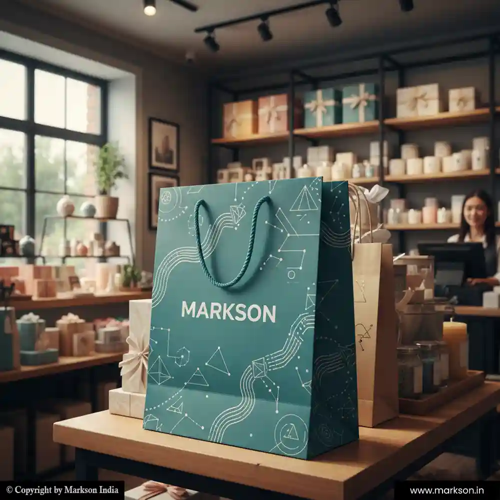 Buy Gift Paper Bags with Rope Handle Designing Near Me Markson India