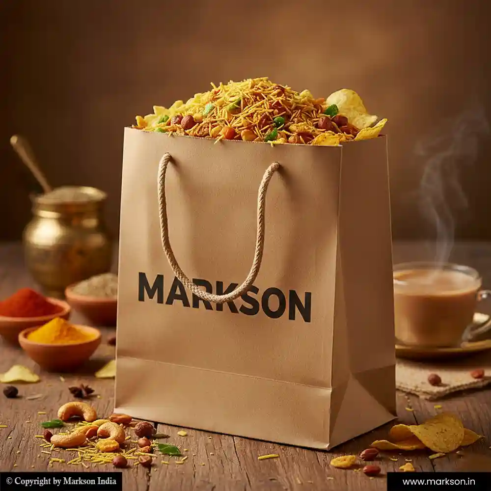 Buy Kraft Paper Bags with Rope Handle Designing Near Me Markson India