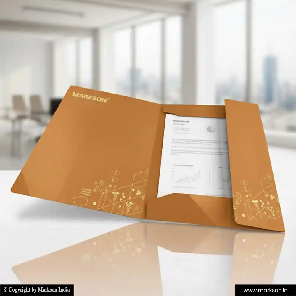 Buy Laminated File Folders with Three Flap Best Price Markson India