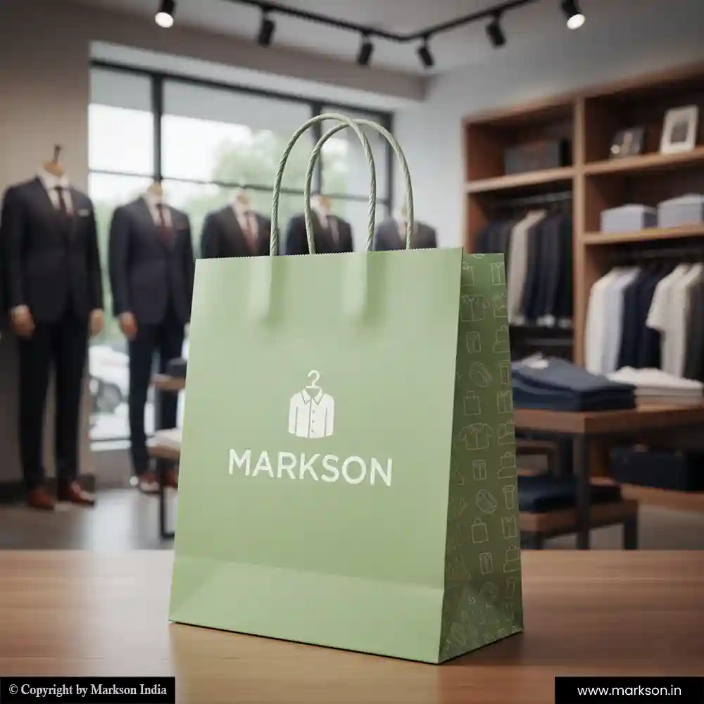 Buy Multicolour Paper Bags with Twisted PP Handle Designing Near Me Markson India