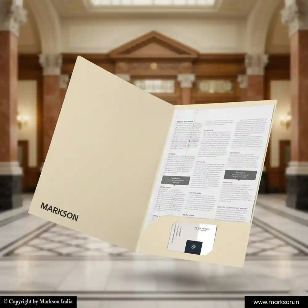 Buy Paper File Folders with Single Pocket Best Price Markson India