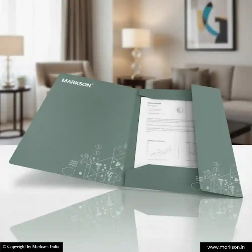 Buy Paper File Folders With Three Flap Best Price Markson India
