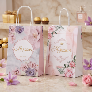 Buy Premium Design Paper Bags With Twisted Pp Handle Designing Near Me Markson India
