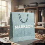 Printed Cotton Rope Paper Bags 2 Buy Printed Paper Bags With Cotton Rope Handle Designing Near Me Markson India