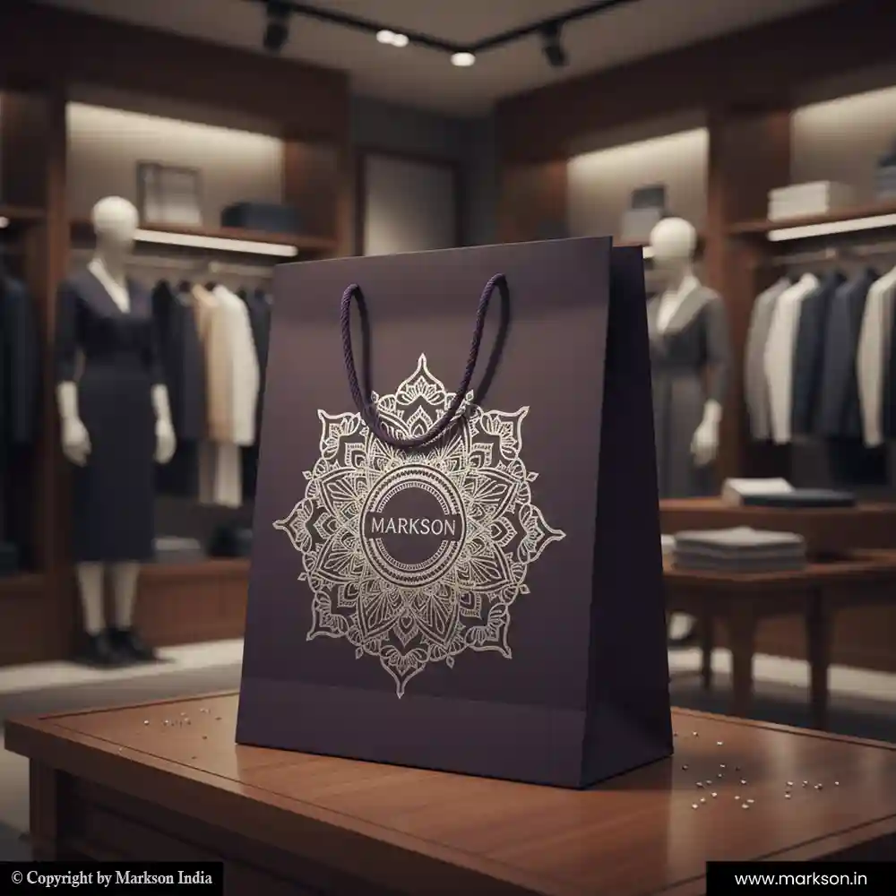 Buy Standard Paper Bags With Cotton Rope Handle Designing Near Me Markson India