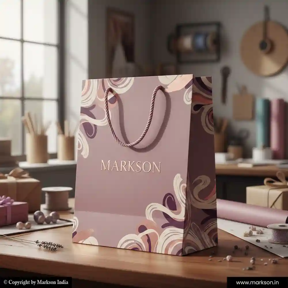 Buy Standard Paper Bags with Rope Handle Designing Near Me Markson India