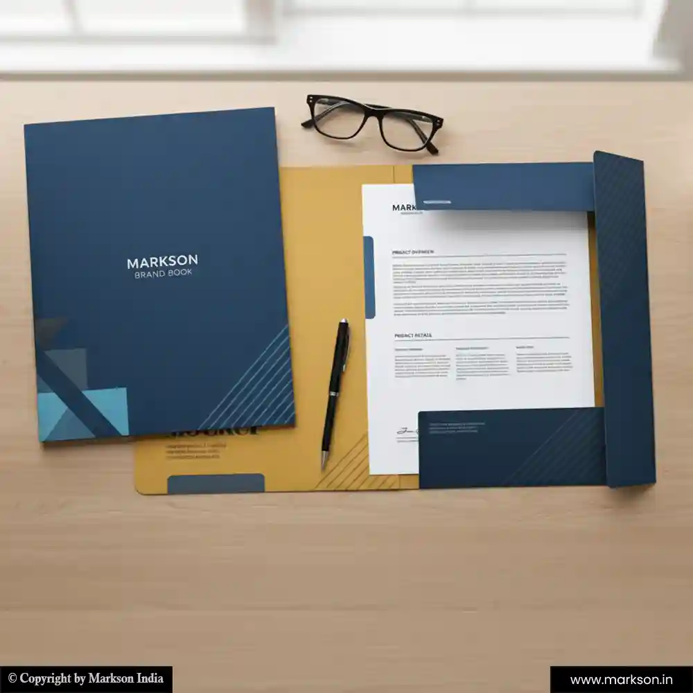 Free Certificate File Folders with Three Flap Latest Designs Markson India