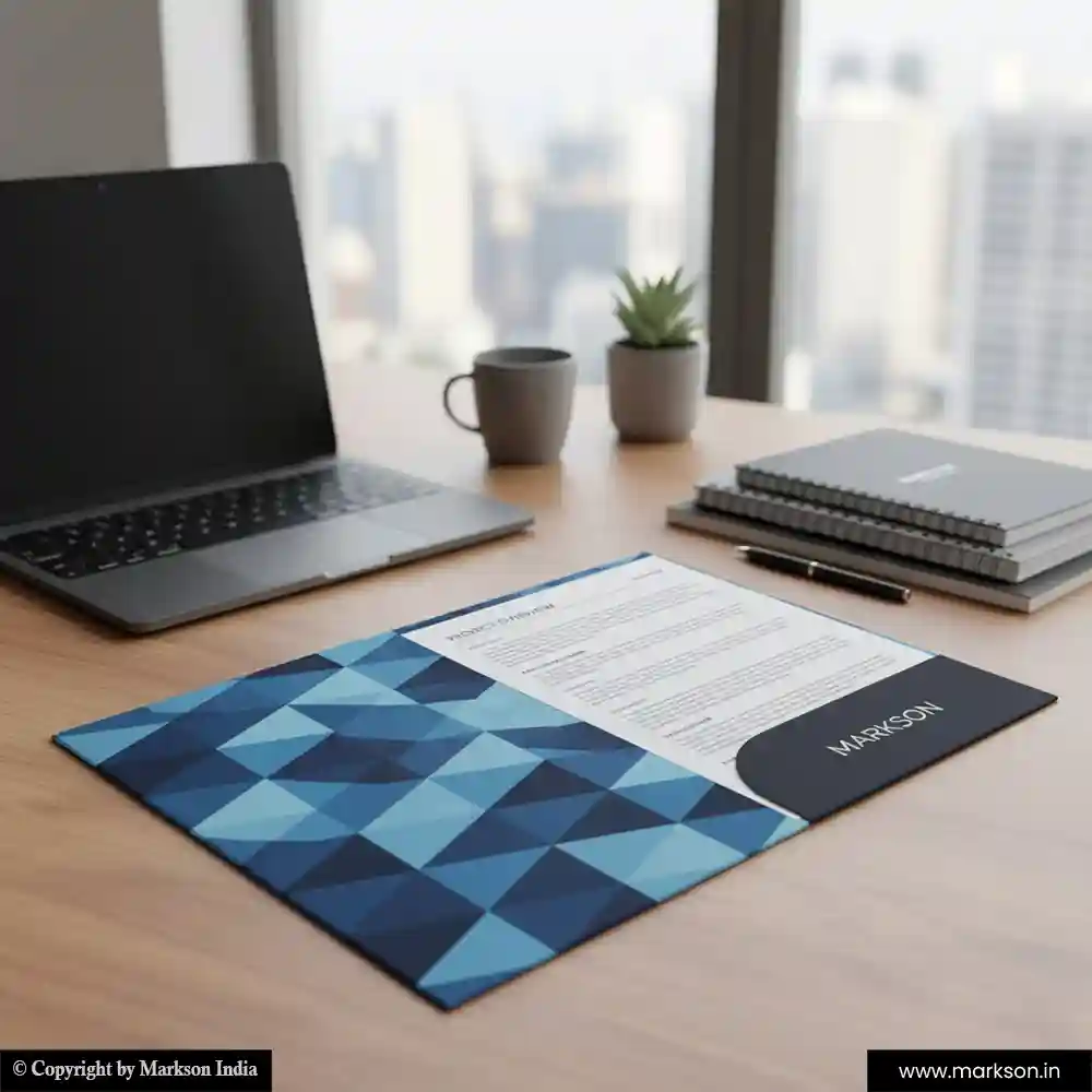 Free Personlized File Folders with Single Pocket Latest Designs Markson India