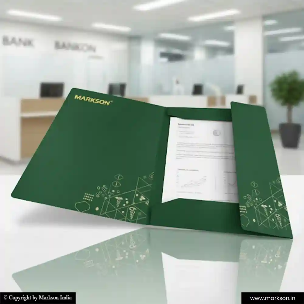 Free Premium File Folders with Three Flap Latest Designs Markson India