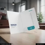 Free Presentation File Folders With Two Flap Latest Designs Markson India