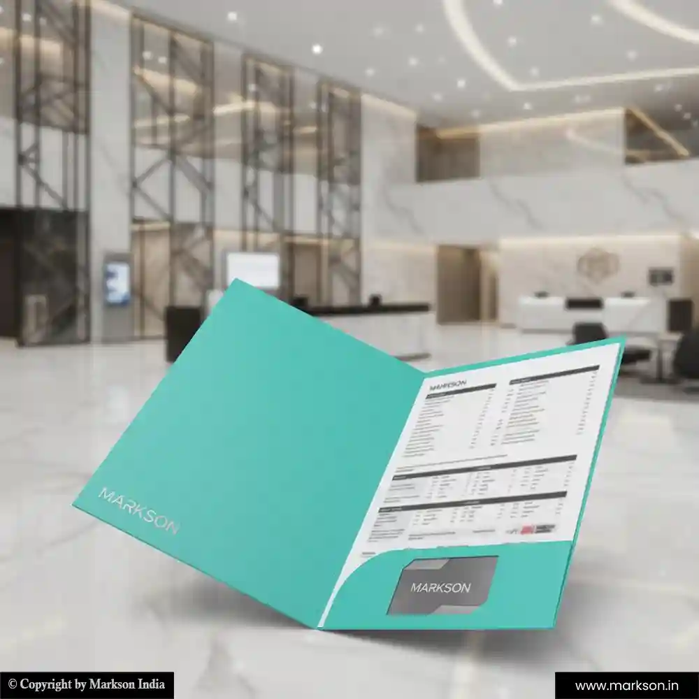 Free Standard File Folders with Single Pocket Latest Designs Markson India