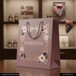 New Custom Paper Bags With Rope Handle Latest Price Markson India